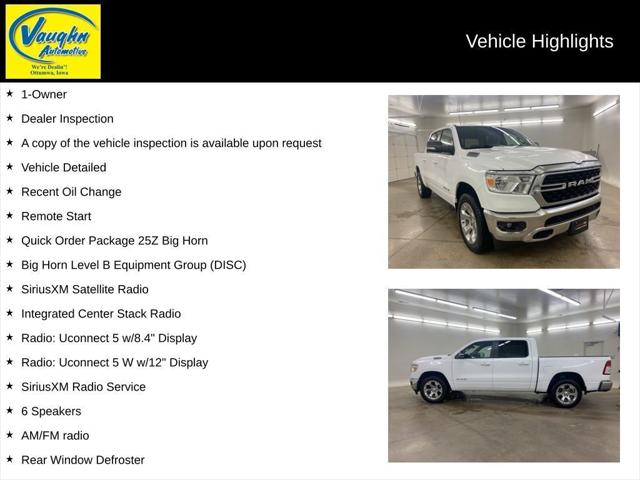 2022 RAM 1500 Big Horn Crew Cab 4x4 57 Box