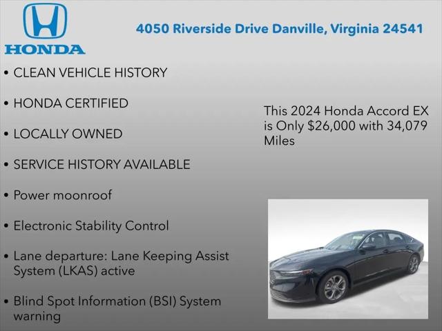 2024 Honda Accord EX
