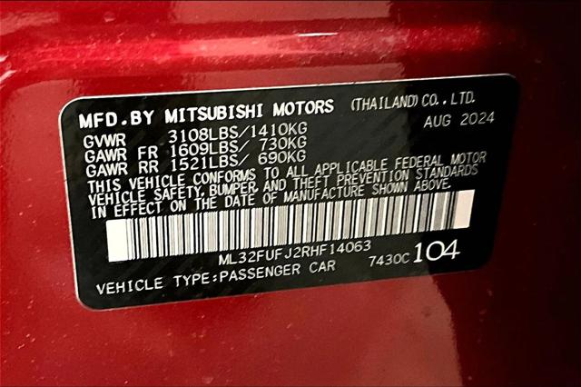2024 Mitsubishi Mirage G4 Black Edition