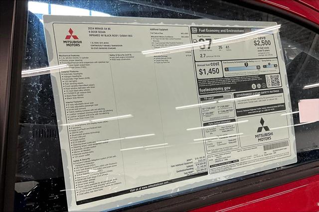 2024 Mitsubishi Mirage G4 Black Edition