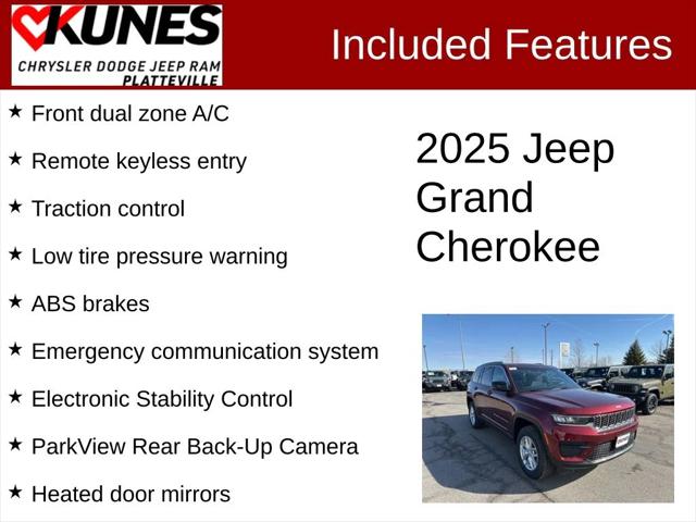2025 Jeep Grand Cherokee GRAND CHEROKEE LAREDO X 4X4