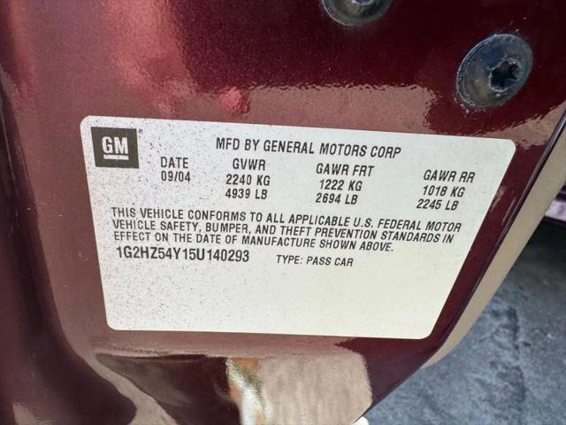 2005 Pontiac Bonneville GXP