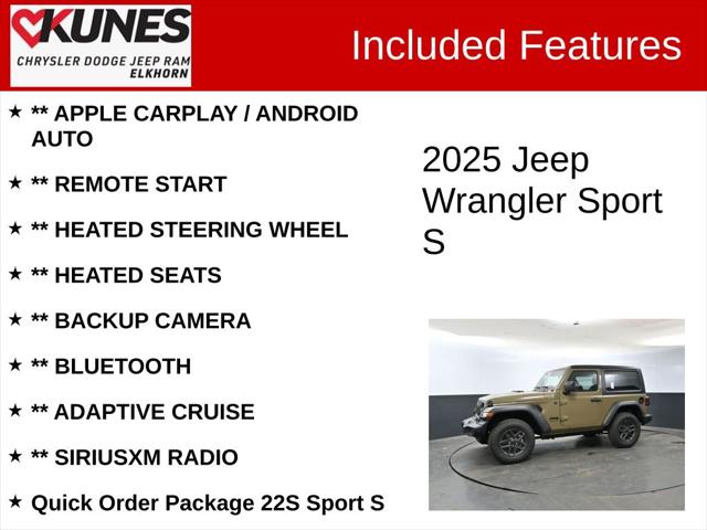 2025 Jeep Wrangler WRANGLER 2-DOOR SPORT S