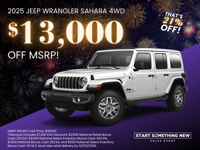 2025 Jeep Wrangler WRANGLER 4-DOOR SAHARA