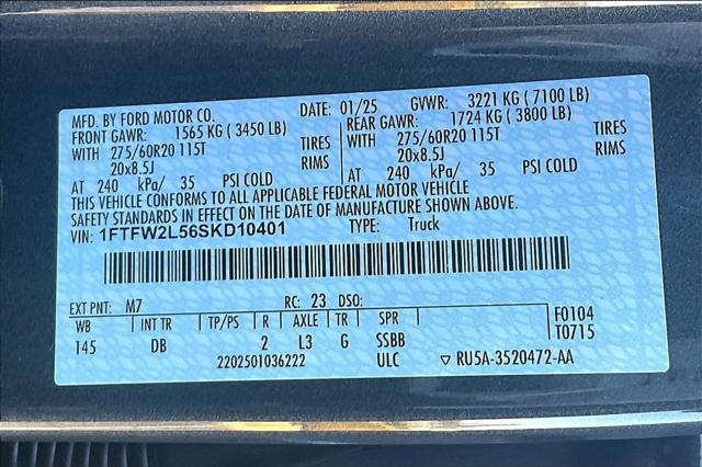 New 2025 Ford F-150 For Sale in Olive Branch, MS