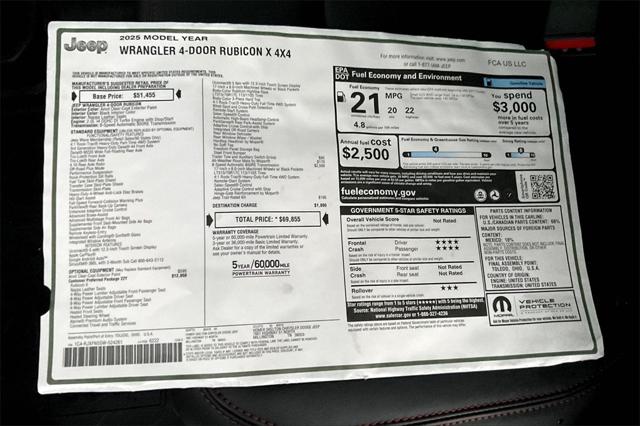 New 2025 Jeep Wrangler For Sale in Millington, TN