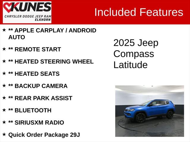 2025 Jeep Compass COMPASS LATITUDE 4X4