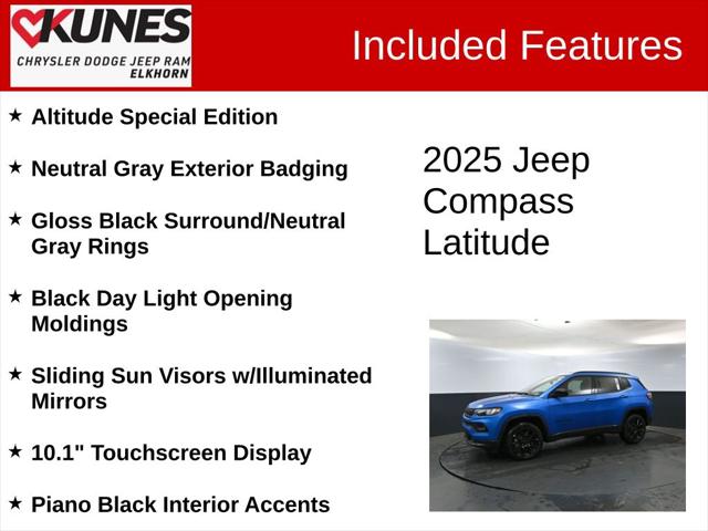2025 Jeep Compass COMPASS LATITUDE 4X4