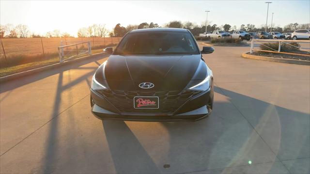 2022 Hyundai Elantra Hybrid Blue