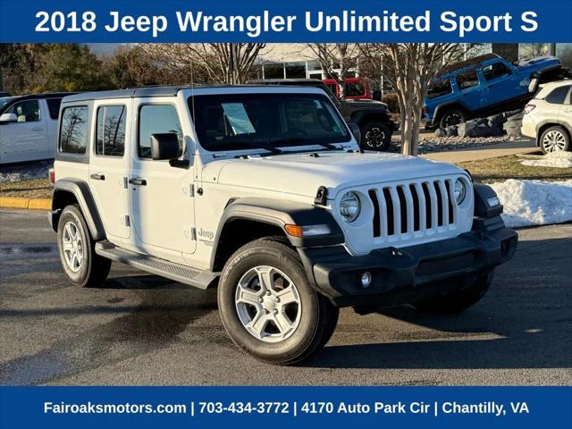 2018 Jeep Wrangler Unlimited Sport S 4x4