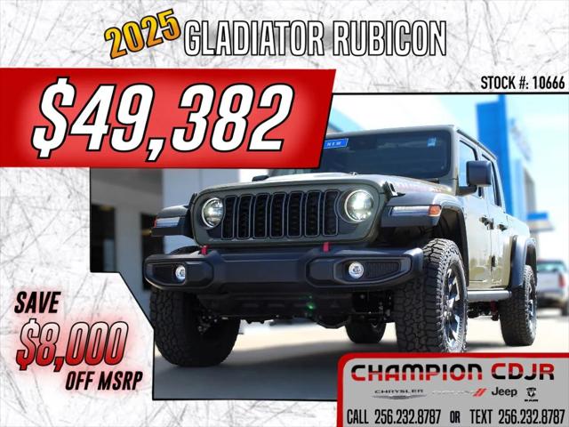 2025 Jeep Gladiator GLADIATOR RUBICON 4X4