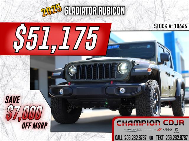 2025 Jeep Gladiator GLADIATOR RUBICON 4X4