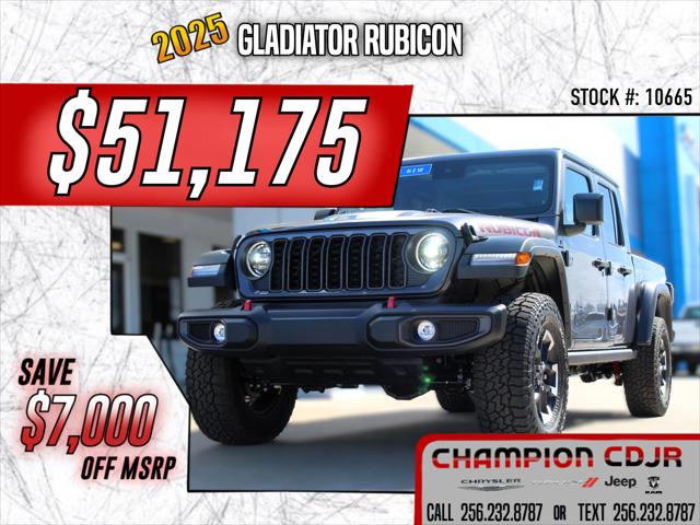 2025 Jeep Gladiator GLADIATOR RUBICON 4X4 2025 Jeep Gladiator GLADIATOR RUBICON 4X4