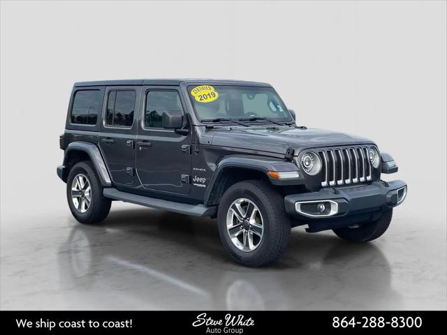 2019 Jeep Wrangler Unlimited Sahara 4x4 for sale in Greenville, SC