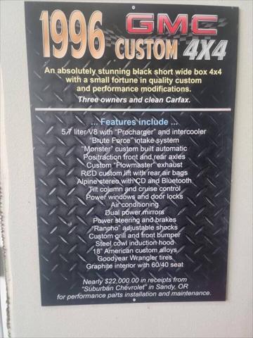 1996 GMC Sierra 1500 SL Sportside for sale in Puyallup, WA