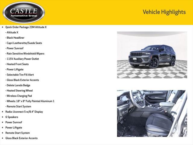 2025 Jeep Grand Cherokee GRAND CHEROKEE ALTITUDE X 4X4