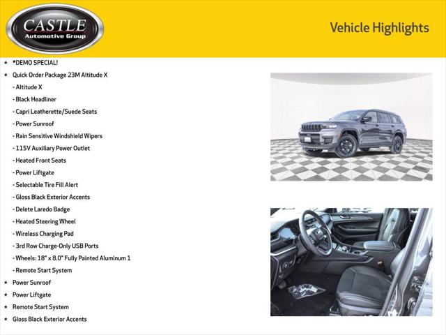 2025 Jeep Grand Cherokee GRAND CHEROKEE L ALTITUDE X 4X4