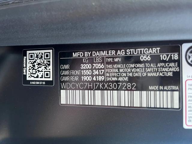2019 Mercedes-Benz AMG G 63 4MATIC