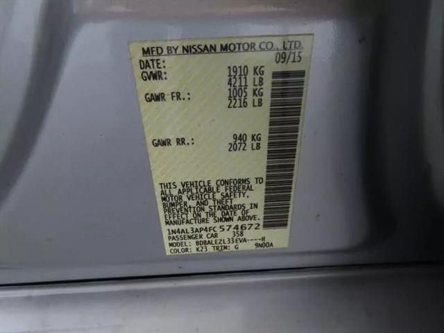 2015 Nissan Altima 2.5 S