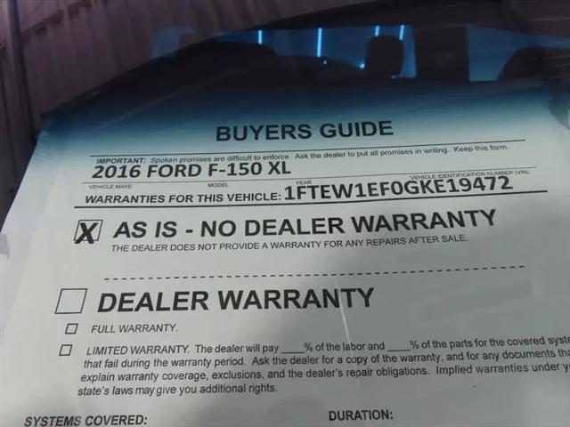 2016 Ford F-150 XL