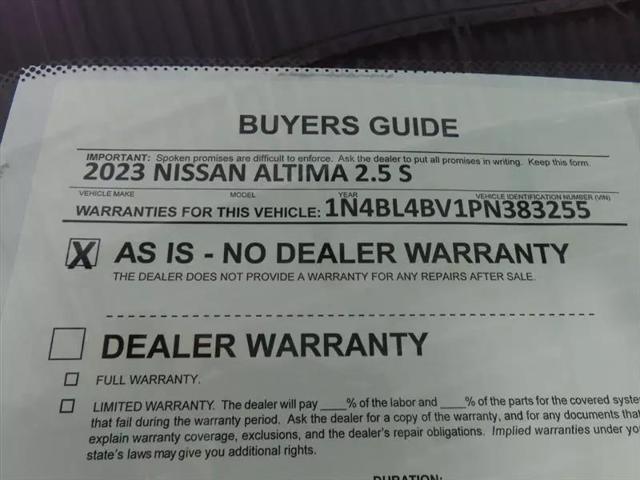2023 Nissan Altima S FWD