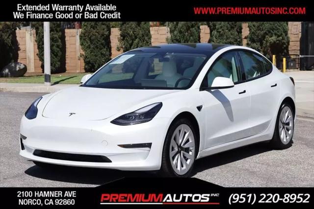2022 Tesla Model 3 Long Range Dual Motor All-Wheel Drive for sale in Norco, CA