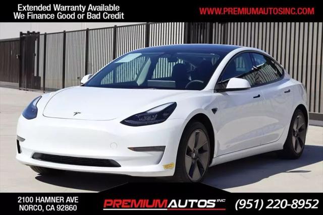 2021 Tesla Model 3 Standard Range Plus Rear-Wheel Drive for sale in Norco, CA