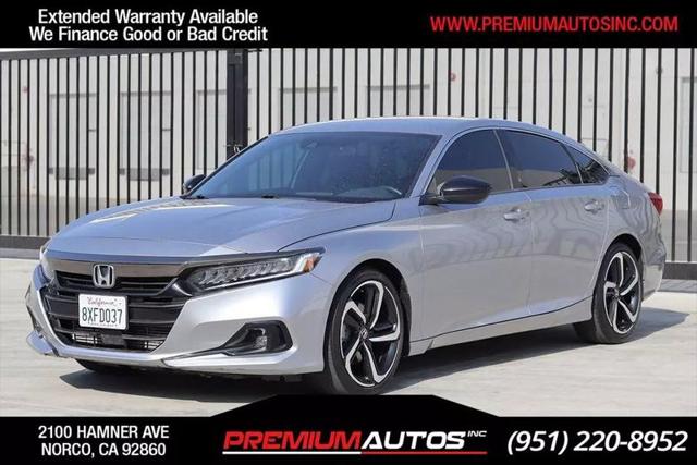 2021 Honda Accord Sport for sale in Norco, CA