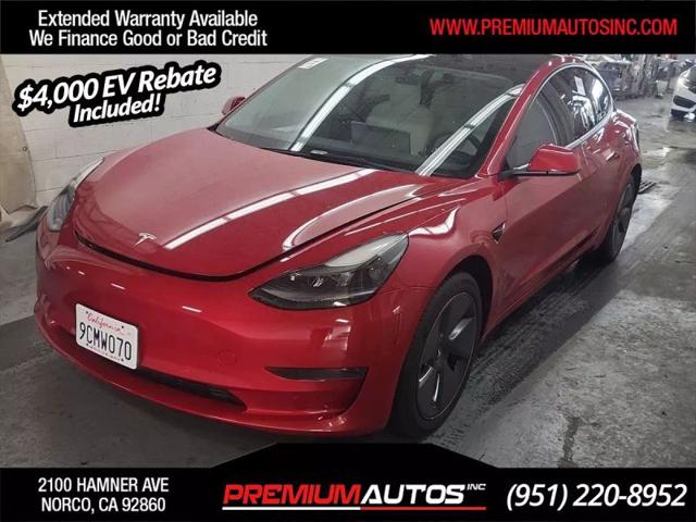 2022 Tesla Model 3 Rear-Wheel Drive for sale in Norco, CA