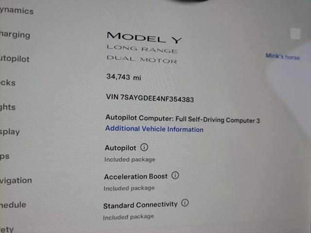 2022 Tesla Model Y Long Range Dual Motor All-Wheel Drive