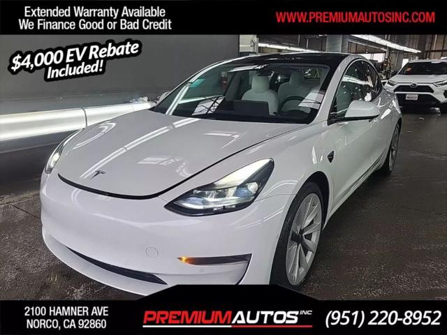 2021 Tesla Model 3 Standard Range Plus Rear-Wheel Drive for sale in Norco, CA