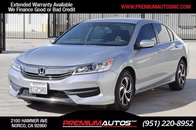 2017 Honda Accord LX for sale in Norco, CA