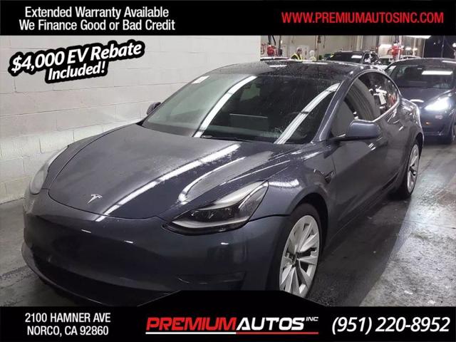 2022 Tesla Model 3 Long Range Dual Motor All-Wheel Drive for sale in Norco, CA