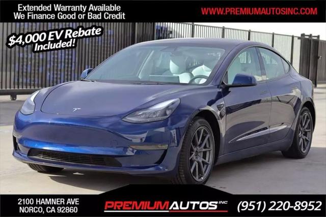 2022 Tesla Model 3 Rear-Wheel Drive for sale in Norco, CA