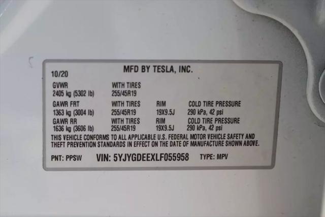 2020 Tesla Model Y Long Range Dual Motor All-Wheel Drive