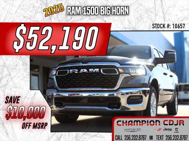2025 RAM Ram 1500 RAM 1500 BIG HORN CREW CAB 4X4 57 BOX