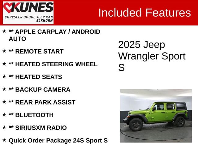 2025 Jeep Wrangler WRANGLER 4-DOOR SPORT S