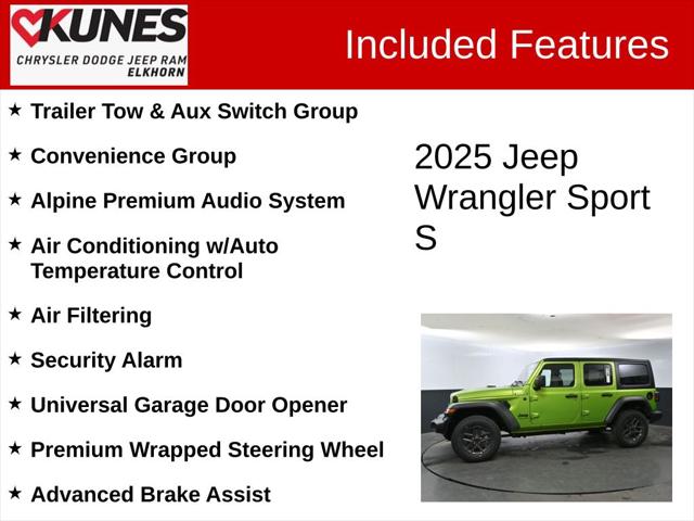 2025 Jeep Wrangler WRANGLER 4-DOOR SPORT S