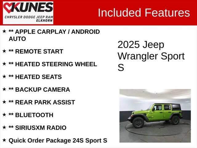 2025 Jeep Wrangler WRANGLER 4-DOOR SPORT S