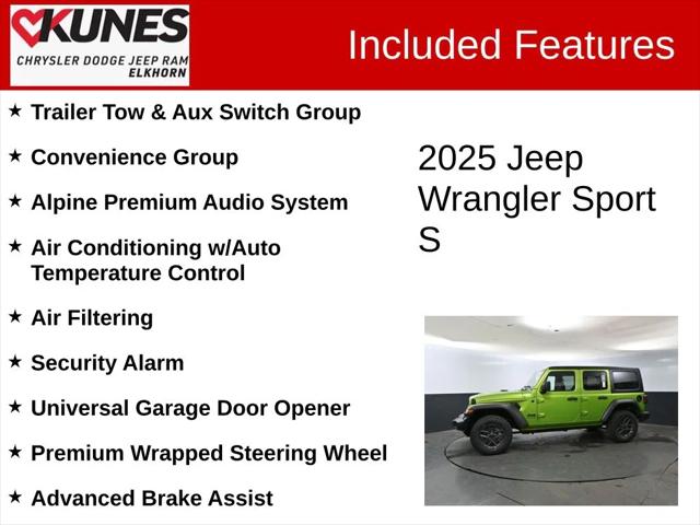 2025 Jeep Wrangler WRANGLER 4-DOOR SPORT S