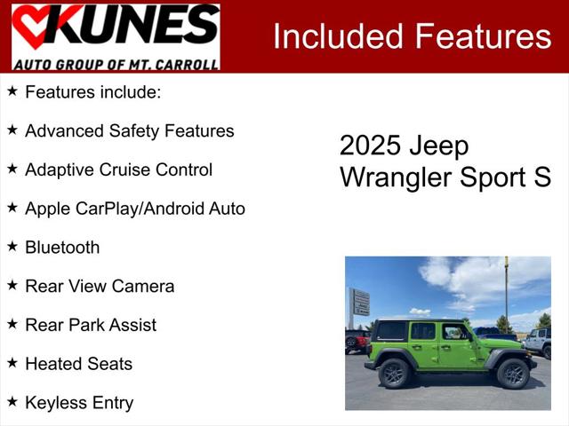 2025 Jeep Wrangler WRANGLER 4-DOOR SPORT S
