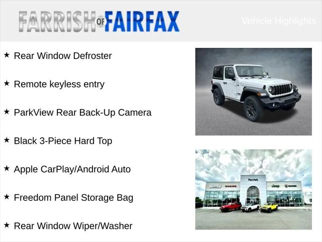 2025 Jeep Wrangler WRANGLER 2-DOOR SPORT S