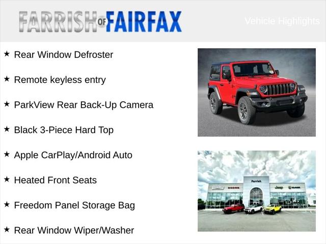 2025 Jeep Wrangler WRANGLER 2-DOOR SPORT S