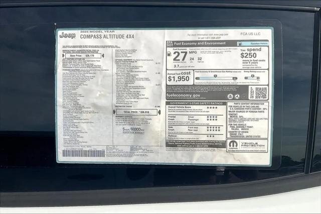 2025 Jeep Compass Latitude 4x4
