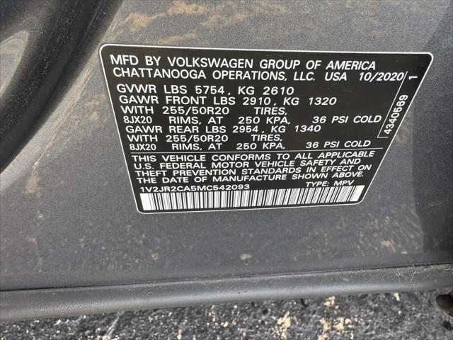 2021 Volkswagen Atlas 3.6L V6 SE w/Technology