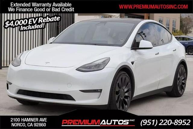 2022 Tesla Model Y Performance Dual Motor All-Wheel Drive for sale in Norco, CA
