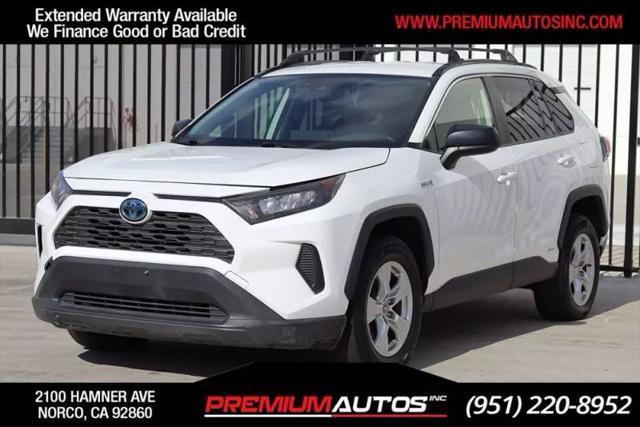 2021 Toyota RAV4 Hybrid LE for sale in Norco, CA