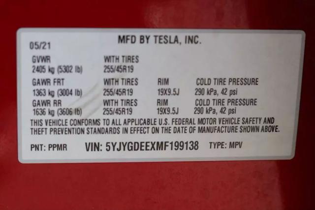2021 Tesla Model Y Long Range Dual Motor All-Wheel Drive