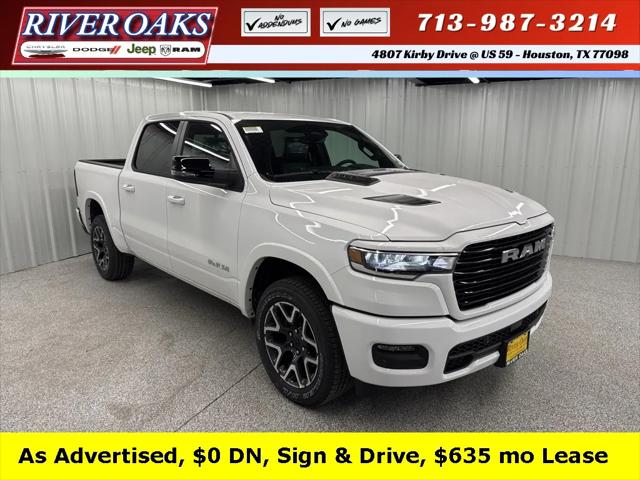 2025 RAM Ram 1500 RAM 1500 LARAMIE CREW CAB 4X4 57 BOX