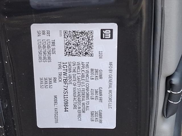 2025 GMC Savana Cargo RWD 2500 Extended Wheelbase Work Van
